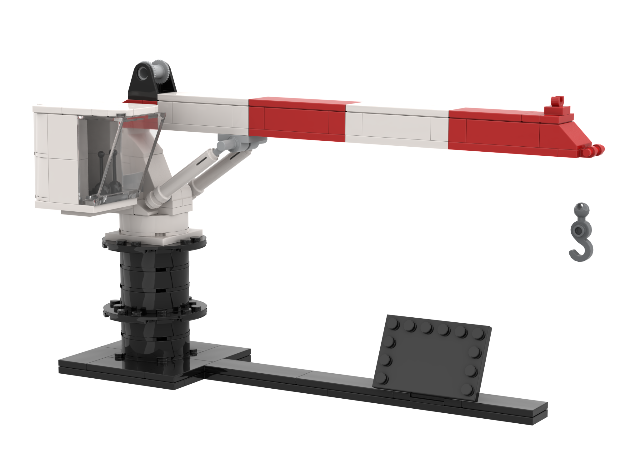 Kraan model als custom LEGO® set voor techniek-events